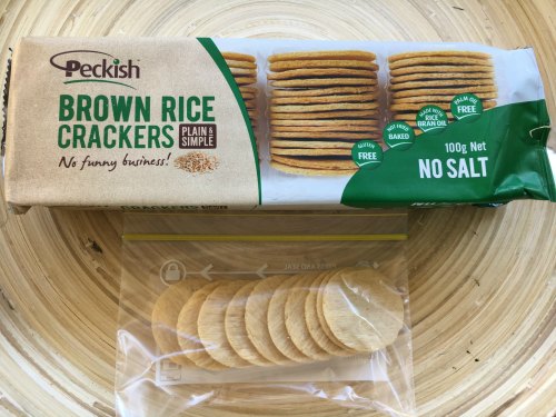 Rice Crackers Kids Snack On the Go