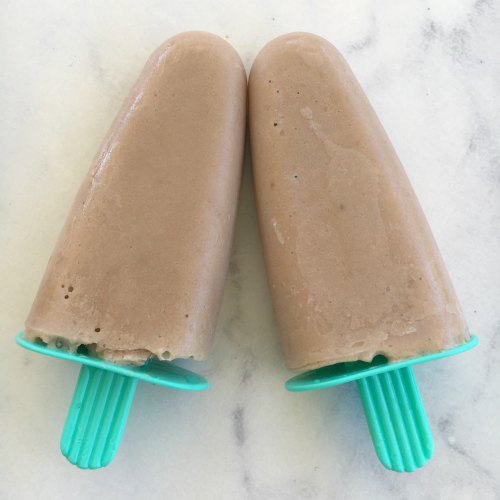 Healthy home made chocolate banana milo ice lolly popsicle ingredients