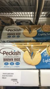Pekish Brown Rice Crackers