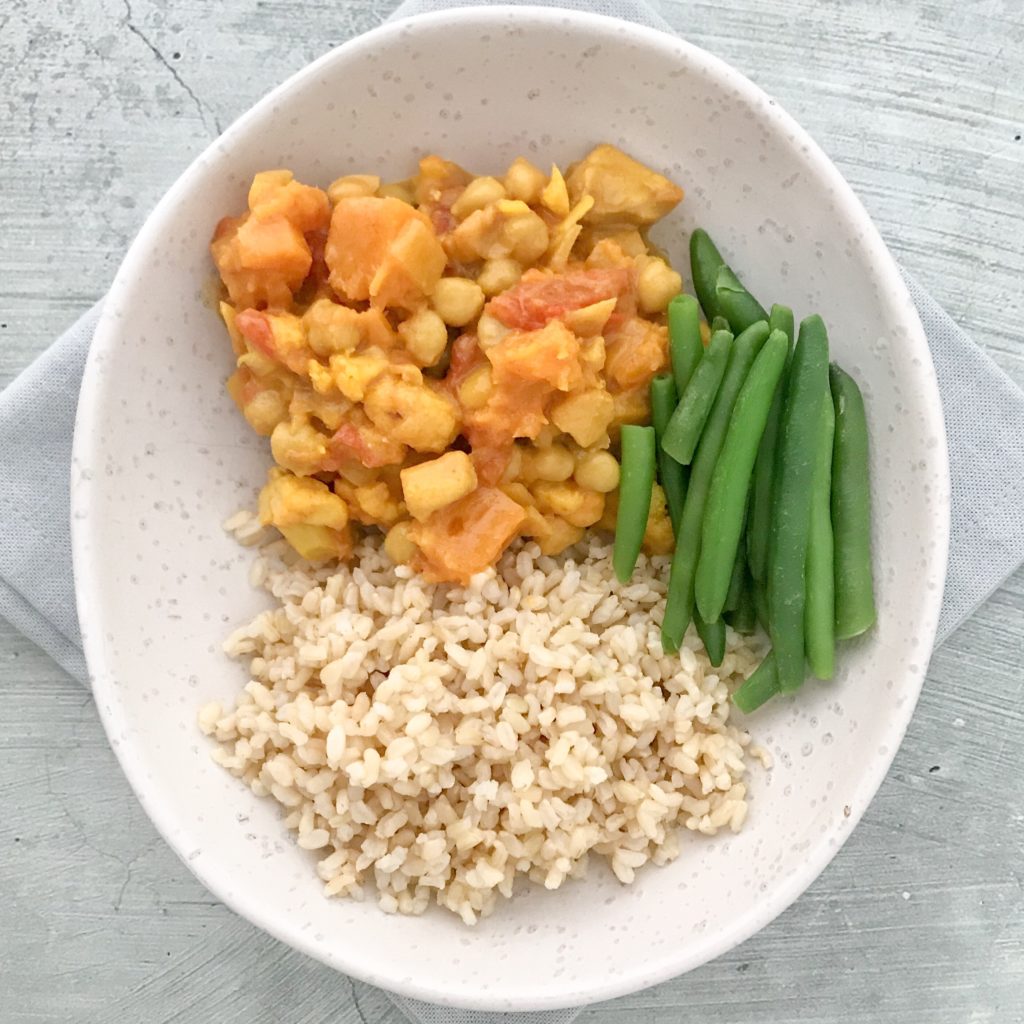 chicken and chickpea curry