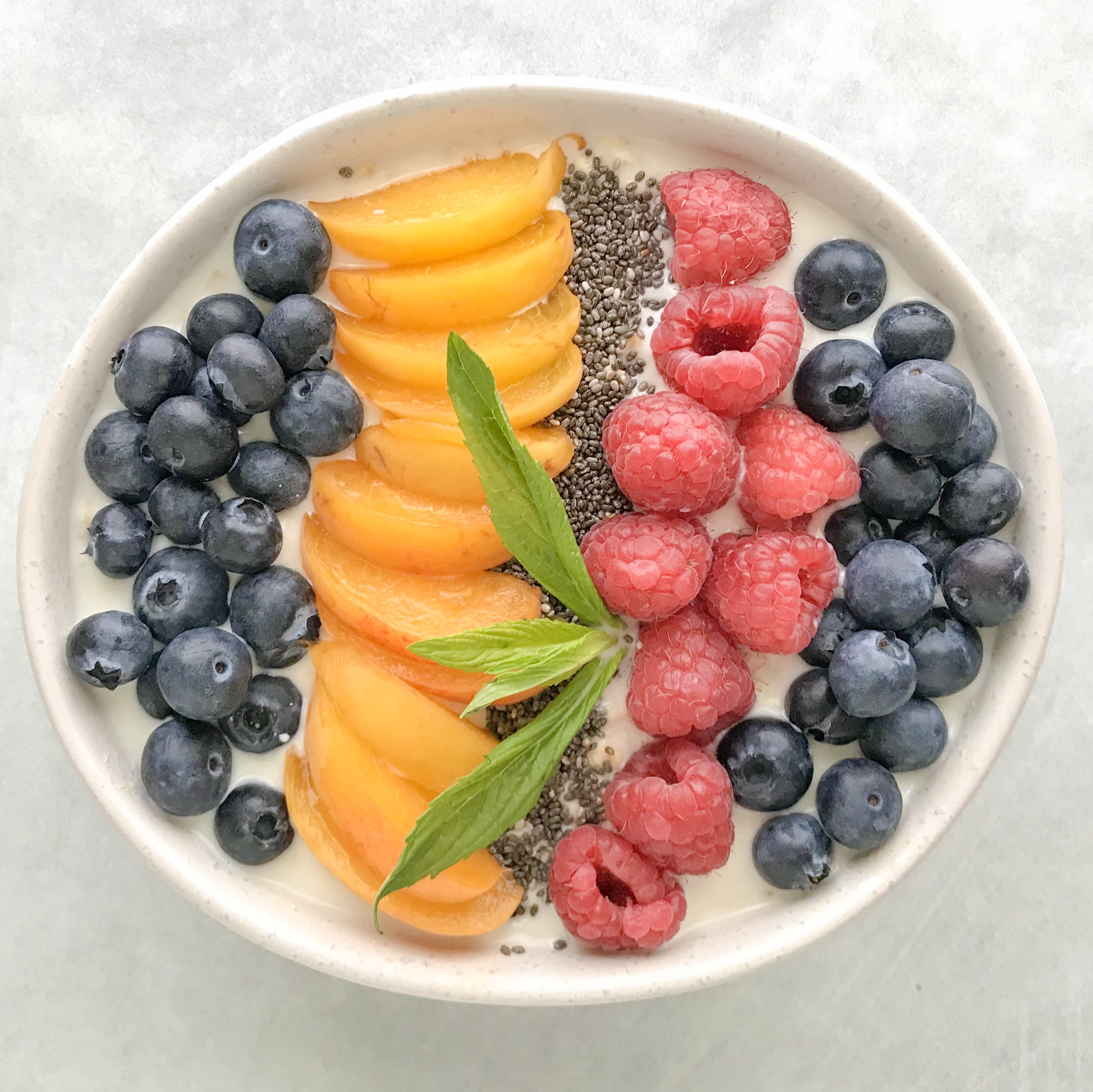 Overnight oats with fruit
