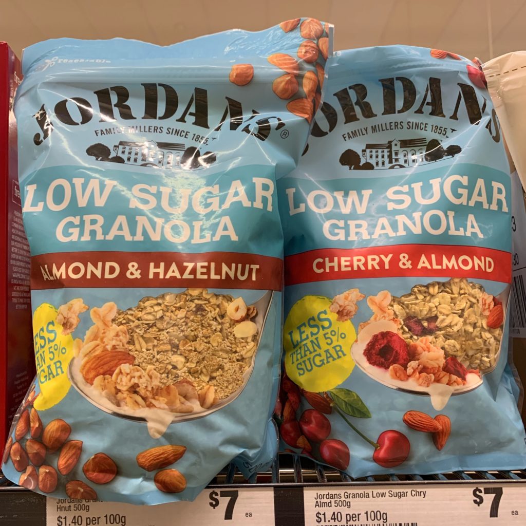 Jordans low sugar granola