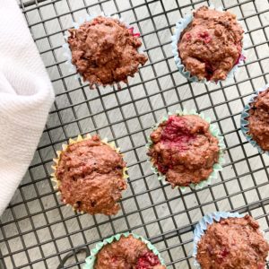 Chocolate Raspberry Muffins